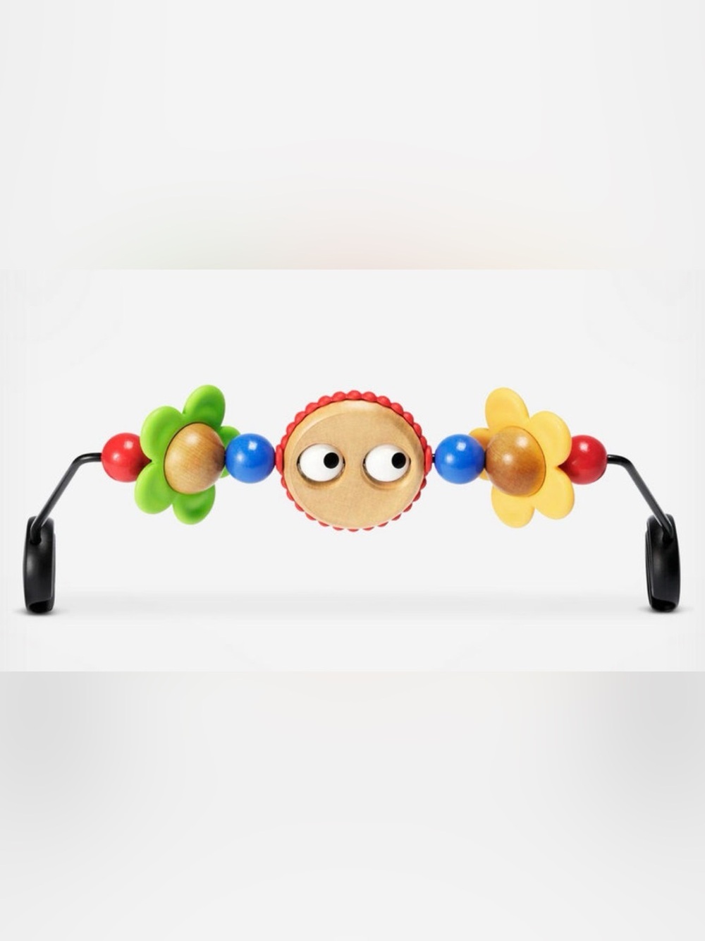 BabyBjörn Bouncer Toy Bar Googly Eyes primary Multi color Wooden Activity Bar